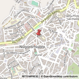 Mappa Via Marconi Guglielmo, 28, 08100 Nuoro, Nuoro (Sardegna)