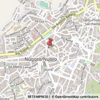Mappa Via dante, 08100 Nuoro, Nuoro (Sardegna)