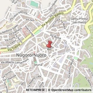 Mappa Piazza Francesco Crispi, 17, 08100 Nuoro, Nuoro (Sardegna)