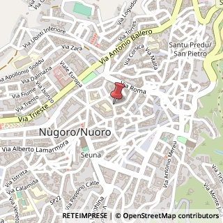 Mappa Via Michele Papandrea, n. 8, 08100 Nuoro, Nuoro (Sardegna)