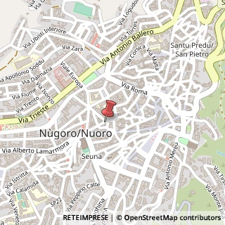 Mappa Piazza Francesco Crispi, 08100 Nuoro NU, Italia, 08100 Nuoro, Nuoro (Sardegna)