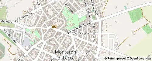 Mappa Monteroni di Lecce