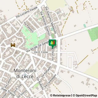 Mappa Via Unit? D'Italia, 24, 73047 Monteroni di Lecce, Lecce (Puglia)