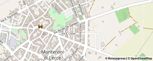 Mappa Monteroni di Lecce
