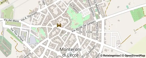 Mappa Monteroni di Lecce