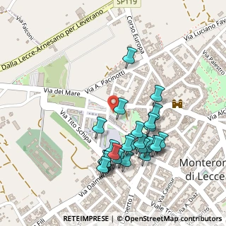 Mappa Via del Mare, 73047 Monteroni di Lecce LE, Italia (0.25357)