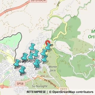 Mappa Via Cervia, 08100 Nuoro NU, Italia (1.24857)