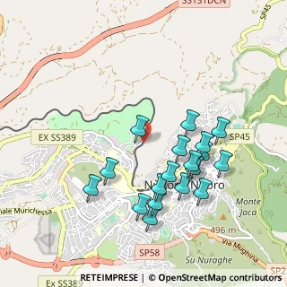 Mappa Via Tirso, 08100 Nuoro NU, Italia (1.01667)