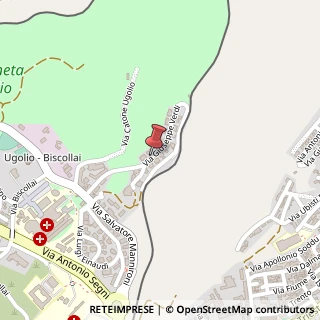Mappa Via verdi giuseppe, 08100 Nuoro, Nuoro (Sardegna)