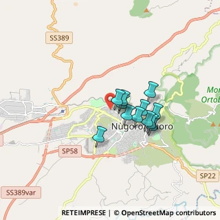 Mappa Via Ennio Porrino, 08100 Nuoro NU, Italia (1.2825)