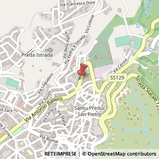Mappa Via Antonio Ballero, 73, 08100 Nuoro, Nuoro (Sardegna)