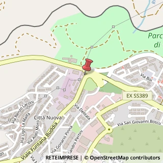 Mappa Viale Funtana Buddia, 10, 08100 Nuoro, Nuoro (Sardegna)