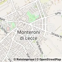 Karte Monteroni di Lecce