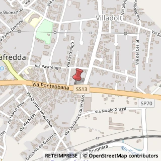 Mappa Via Pontebbana, 39, 33074 Fontanafredda, Pordenone (Friuli-Venezia Giulia)