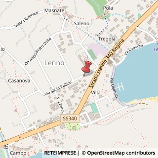 Mappa Via Silvio Pellico, 17, 22016 Sala Comacina, Como (Lombardia)