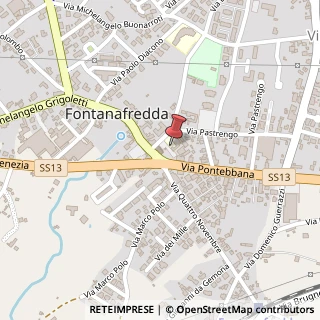 Mappa Via Pastrengo, 2, 33074 Fontanafredda, Pordenone (Friuli-Venezia Giulia)
