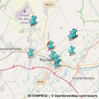 Mappa Via Poffabro, 33170 Pordenone PN, Italia (3.55917)