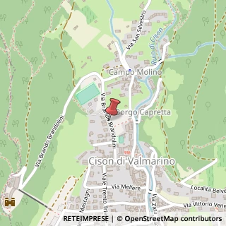 Mappa Via Brandolini - Castelbrando, 29, 31030 Cison di Valmarino, Treviso (Veneto)
