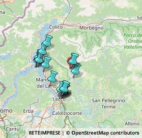 Mappa Via Don Arturo Fumagalli, 23815 Introbio LC, Italia (11.57833)