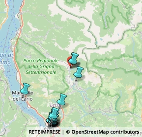 Mappa Via Don Arturo Fumagalli, 23815 Introbio LC, Italia (11.4355)