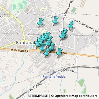 Mappa Via Pontebbana, 33074 Fontanafredda PN, Italia (0.252)