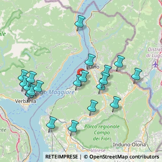 Mappa Via Belmonte, 21010 Porto Valtravaglia VA, Italia (8.6565)