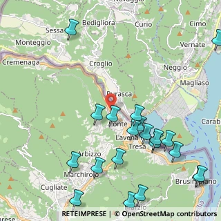 Mappa Via Luino, 21100 Lavena Ponte Tresa VA, Italia (2.702)