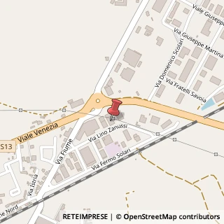 Mappa Via Lino Zanussi, 21, 33033 Codroipo, Udine (Friuli-Venezia Giulia)