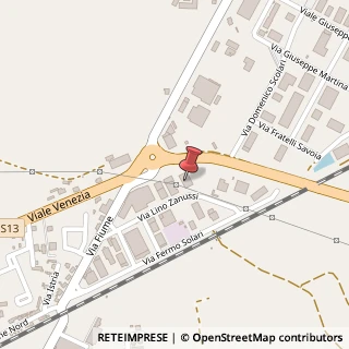 Mappa Via Lino Zanussi, 11, 33033 Codroipo, Udine (Friuli-Venezia Giulia)
