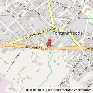 Mappa Viale Venezia,  10, 33074 Fontanafredda, Pordenone (Friuli-Venezia Giulia)