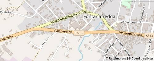 Mappa Fontanafredda