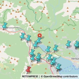 Mappa Via Montebello I, 28802 Mergozzo VB, Italia (5.4605)