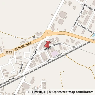 Mappa Via Lino Zanussi, 7, 33033 Codroipo, Udine (Friuli-Venezia Giulia)