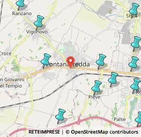 Mappa Viale Michelangelo Grigoletti, 33074 Fontanafredda PN, Italia (3.09167)