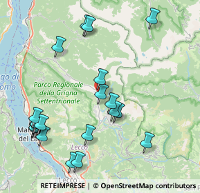 Mappa Via Umberto, 23815 Introbio LC, Italia (9.1485)