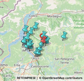 Mappa Via Umberto, 23815 Introbio LC, Italia (10.21)