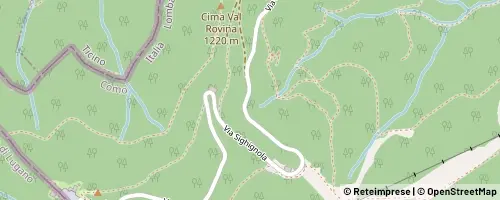 Mappa Lanzo d’Intelvi