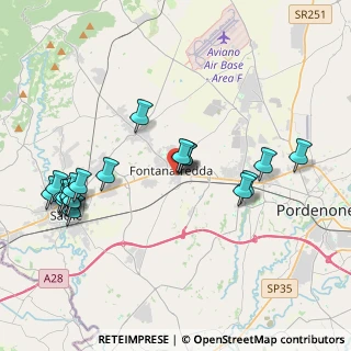 Mappa Via IV Novembre, 33074 Fontanafredda PN, Italia (4.3625)