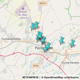 Mappa Via Divisione Mario Modotti, 33170 Pordenone PN, Italia (2.33545)