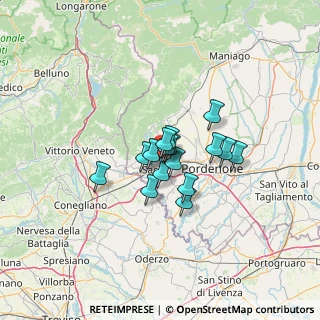 Mappa Via la Croce, 33070 Fontanafredda PN, Italia (7.7)
