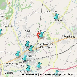Mappa Via la Croce, 33070 Fontanafredda PN, Italia (3.36)
