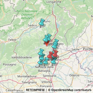 Mappa Via Giuseppe Toniolo, 31020 Tarzo TV, Italia (10.10769)