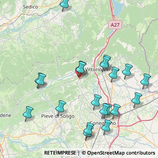 Mappa Via Giuseppe Toniolo, 31020 Tarzo TV, Italia (9.5665)