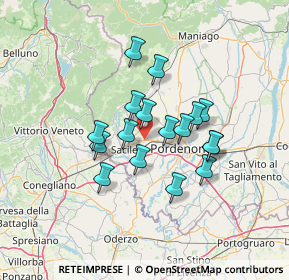 Mappa Viale Venezia, 33074 Fontanafredda PN, Italia (10.38529)