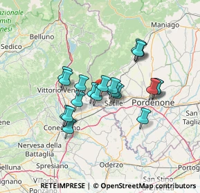 Mappa Via Tambruz, 33070 Caneva PN, Italia (10.755)