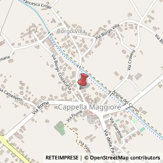 Mappa Via Francesco Crispi, 4, 31012 Cappella Maggiore, Treviso (Veneto)