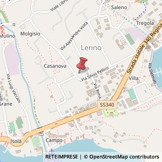 Mappa Via Silvio Pellico, 30, 22016 Tremezzina, Como (Lombardia)