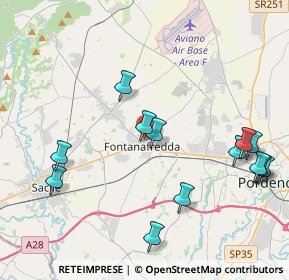 Mappa Via Michelangelo Buonarroti, 33074 Fontanafredda PN, Italia (4.56077)