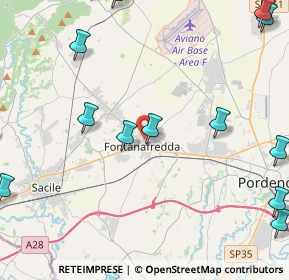 Mappa Via Michelangelo Buonarroti, 33074 Fontanafredda PN, Italia (6.57688)