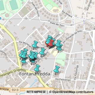 Mappa Via Michelangelo Buonarroti, 33074 Fontanafredda PN, Italia (0.164)